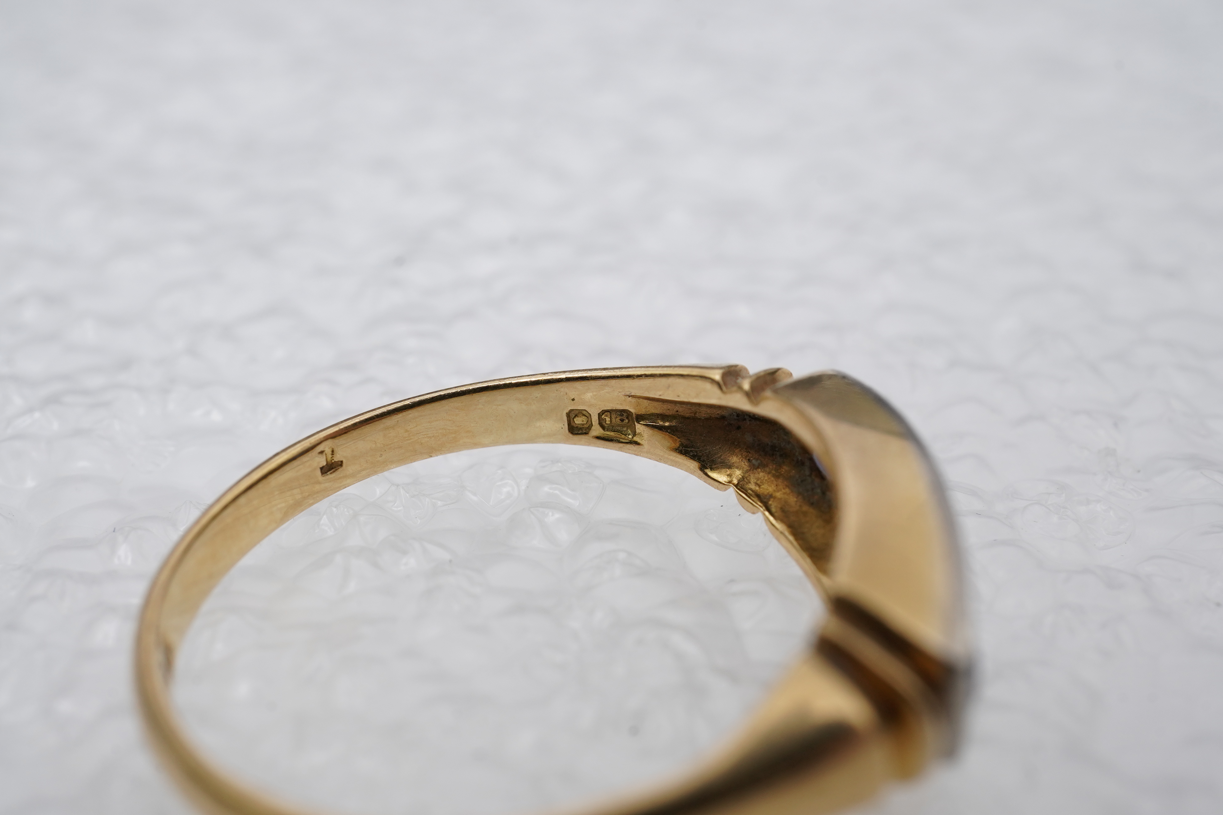 A sapphire and diamond ring, circa 1923